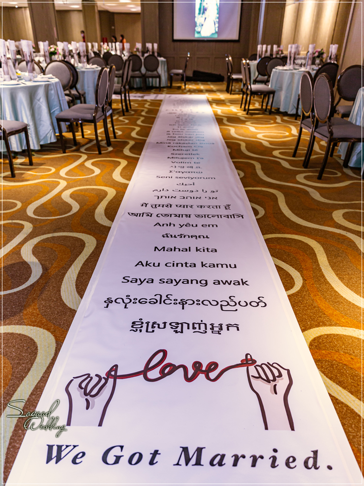 桃園中壢婚禮佈置,花田盛事凡爾賽廳婚禮佈置,美式婚禮,浪漫花園風婚禮,愛情故事婚禮,手繪風婚禮,主題婚禮客製設計,Sogood Wedding