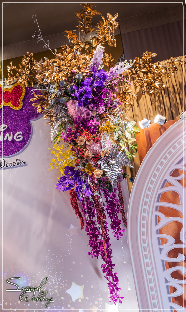 桃園中壢婚禮佈置,阿沐婚禮佈置,米奇米妮風婚禮,巴洛克宮廷風婚禮,主題婚禮客製設計,Sogood Wedding