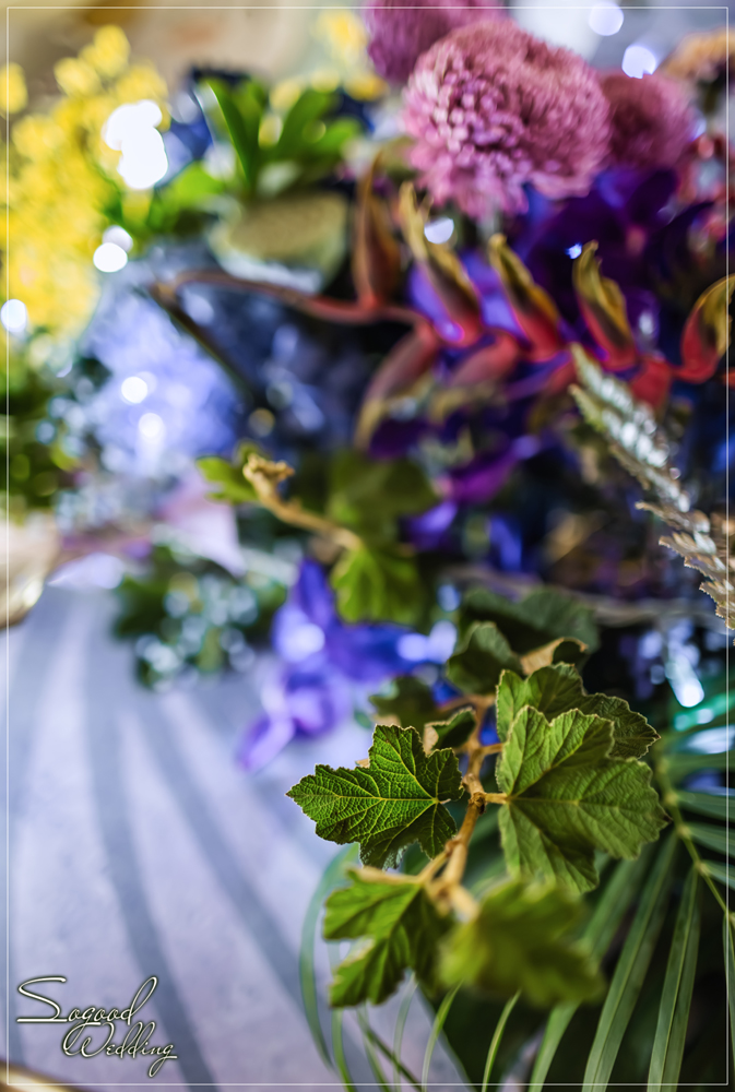 桃園中壢婚禮佈置,尊爵國際廳婚禮佈置,梵谷向日葵婚禮,奇幻花園婚禮,繽紛花店婚禮,熱帶夏夜婚禮,主題婚禮客制設計,Sogood Wedding