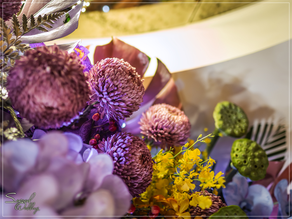 桃園中壢婚禮佈置,尊爵國際廳婚禮佈置,梵谷向日葵婚禮,奇幻花園婚禮,繽紛花店婚禮,熱帶夏夜婚禮,主題婚禮客制設計,Sogood Wedding