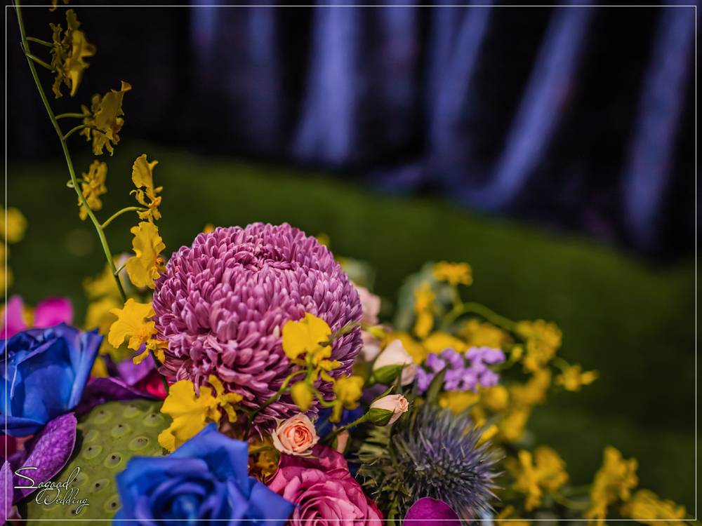 桃園中壢婚禮佈置,尊爵國際廳婚禮佈置,梵谷向日葵婚禮,奇幻花園婚禮,繽紛花店婚禮,熱帶夏夜婚禮,主題婚禮客制設計,Sogood Wedding