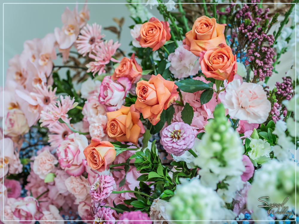 桃園中壢婚禮佈置,揚昇婚禮佈置,揚昇VIP石竹廳嘉蘭廳婚禮佈置,時尚證婚拱門,美式婚禮,主題婚禮客製設計,Sogood Wedding