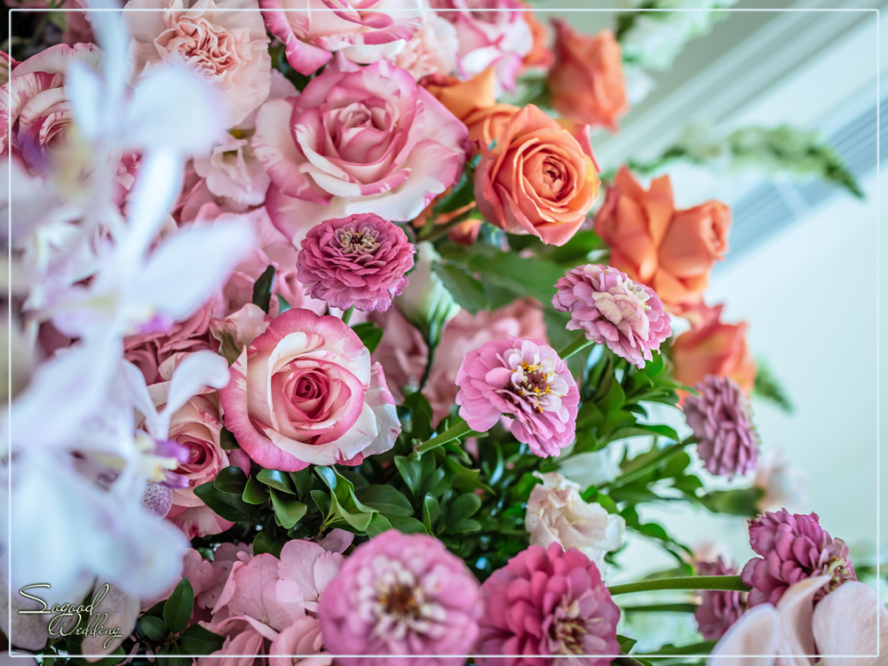 桃園中壢婚禮佈置,揚昇婚禮佈置,揚昇VIP石竹廳嘉蘭廳婚禮佈置,時尚證婚拱門,美式婚禮,主題婚禮客製設計,Sogood Wedding