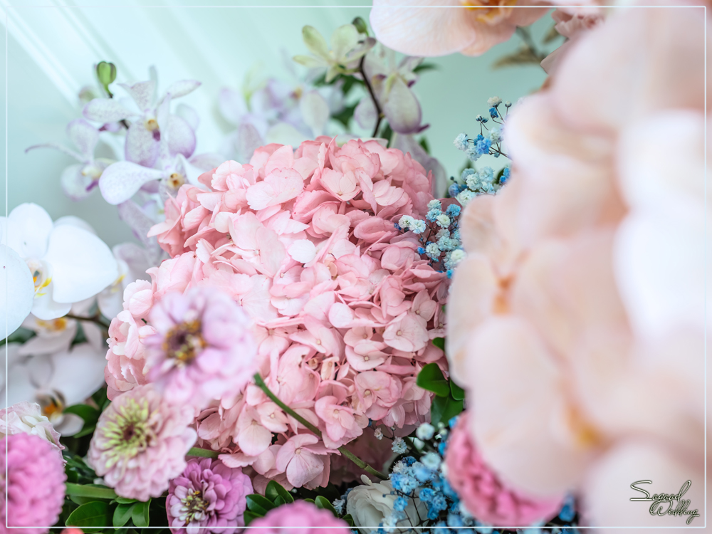 桃園中壢婚禮佈置,揚昇婚禮佈置,揚昇VIP石竹廳嘉蘭廳婚禮佈置,時尚證婚拱門,美式婚禮,主題婚禮客製設計,Sogood Wedding