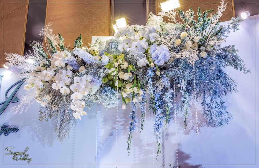桃園中壢婚禮佈置,南科贊美酒店珍愛廳婚禮佈置,冰雪奇緣婚禮,聖誕雪景婚禮,史努比婚禮,冬季婚禮,主題婚禮客制設計,Sogood Wedding