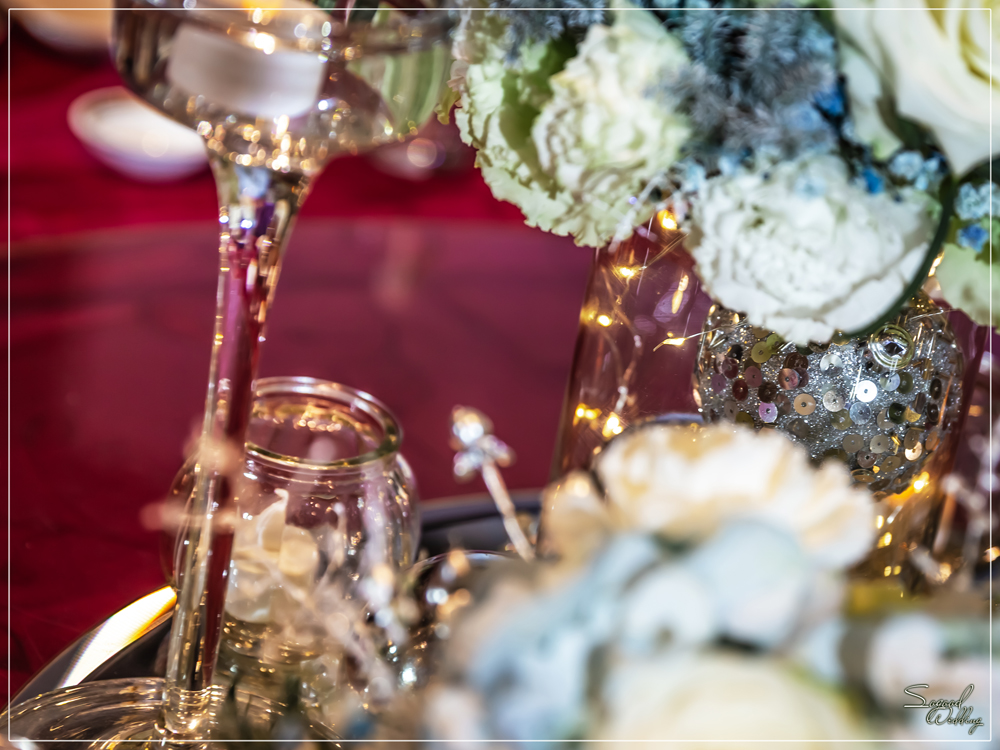 桃園中壢婚禮佈置,南科贊美酒店珍愛廳婚禮佈置,冰雪奇緣婚禮,聖誕雪景婚禮,史努比婚禮,冬季婚禮,主題婚禮客制設計,Sogood Wedding