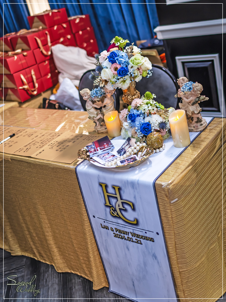 桃園中壢婚禮佈置,皇家薇庭法藍新廳婚禮佈置,華麗宮廷風婚禮,時尚簡約風婚禮,主題婚禮客製設計,Sogood Wedding
