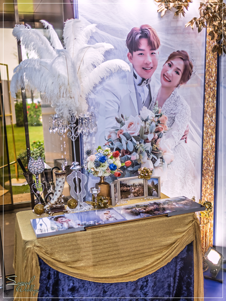 桃園中壢婚禮佈置,皇家薇庭法藍新廳婚禮佈置,華麗宮廷風婚禮,時尚簡約風婚禮,主題婚禮客製設計,Sogood Wedding