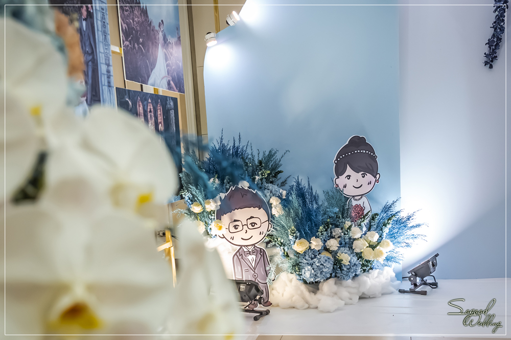 桃園中壢婚禮佈置,香江婚禮佈置,時尚浪漫風婚禮佈置,證婚拱門,相片框佈置,層次背板婚禮,主題婚禮客制設計,Sogood Wedding