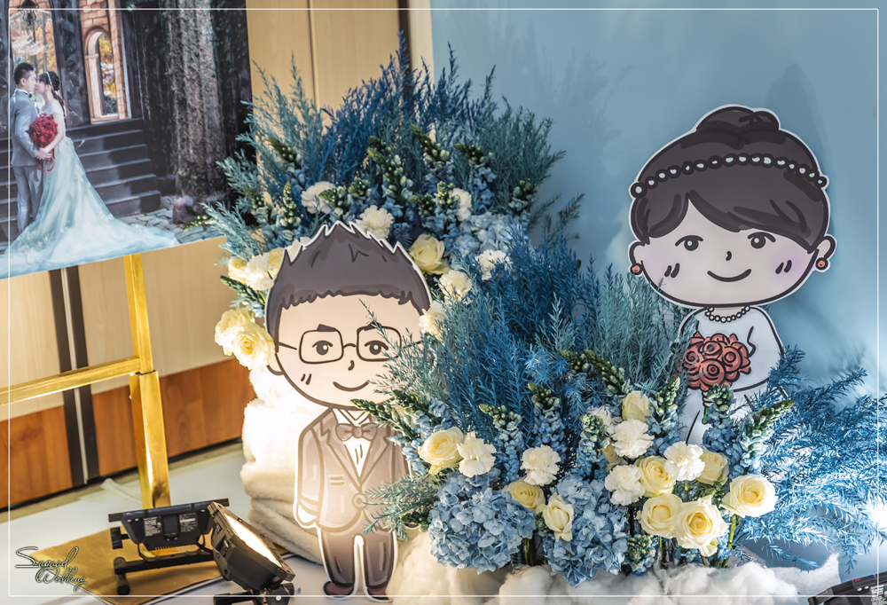 桃園中壢婚禮佈置,香江婚禮佈置,時尚浪漫風婚禮佈置,證婚拱門,相片框佈置,層次背板婚禮,主題婚禮客制設計,Sogood Wedding