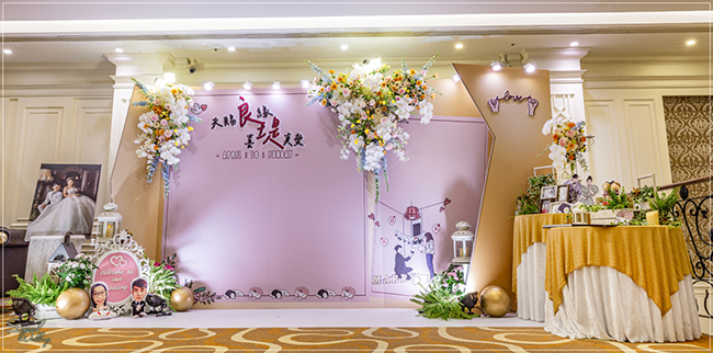 花田盛事婚禮佈置-凡爾賽廳『繽紛浪漫花園風-繽紛色』婚禮...1120425